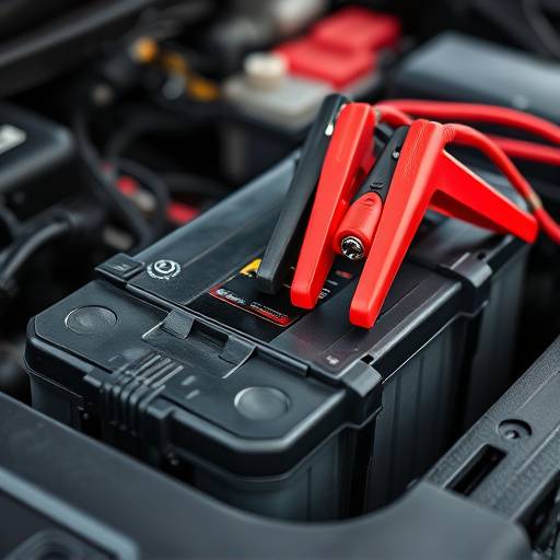 Car battery and connections