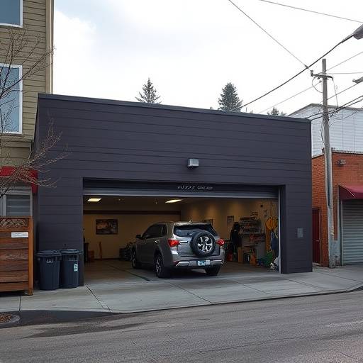 Exterior view of the AutoFix Garage building in Seattle